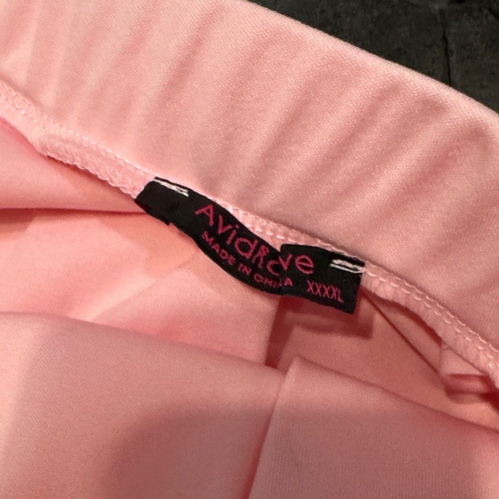 Pink Ruffled Mini Skirt (4X) - Picture 2 of 2